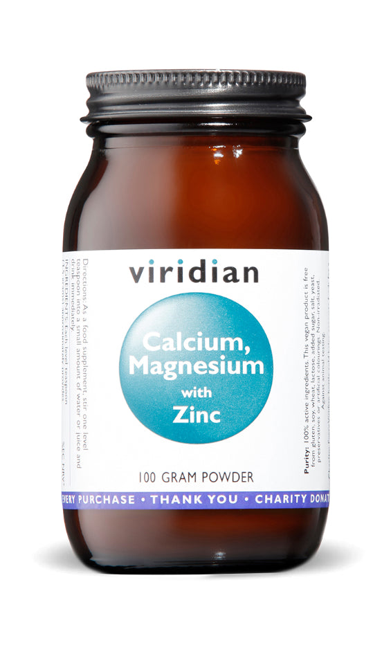 Viridian Calcium, Magnesium with Zinc (100g powder)