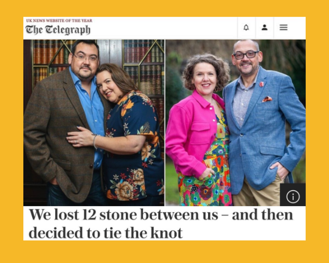 David & Amanda Hemingway: We lost 12 stone between us and it’s changed our lives,  by Laurel Ives, The Telegraph
