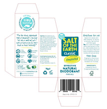 Load image into Gallery viewer, Bioforce Salt of the Earth Deodorant (90g) Crystal Classic
