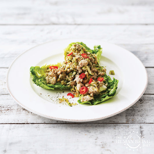 Spicy Mince in Lettuce Cups: Image by @nickcarman_foodphoto