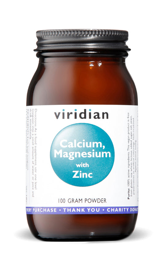 Viridian Calcium, Magnesium with Zinc (100g powder)