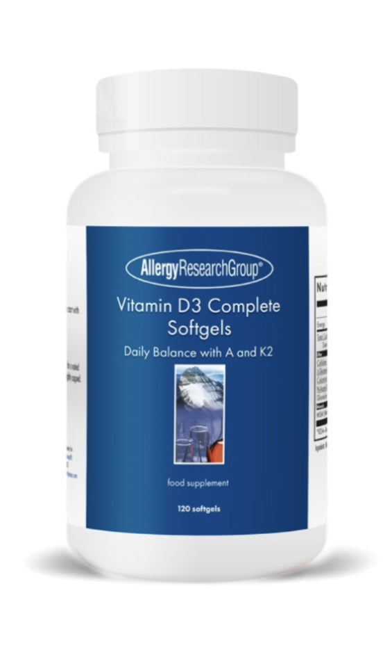 Allergy Research Vitamin D3 Complete (120 softgels)